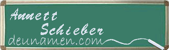 Annett Schieber Visitenkarte
